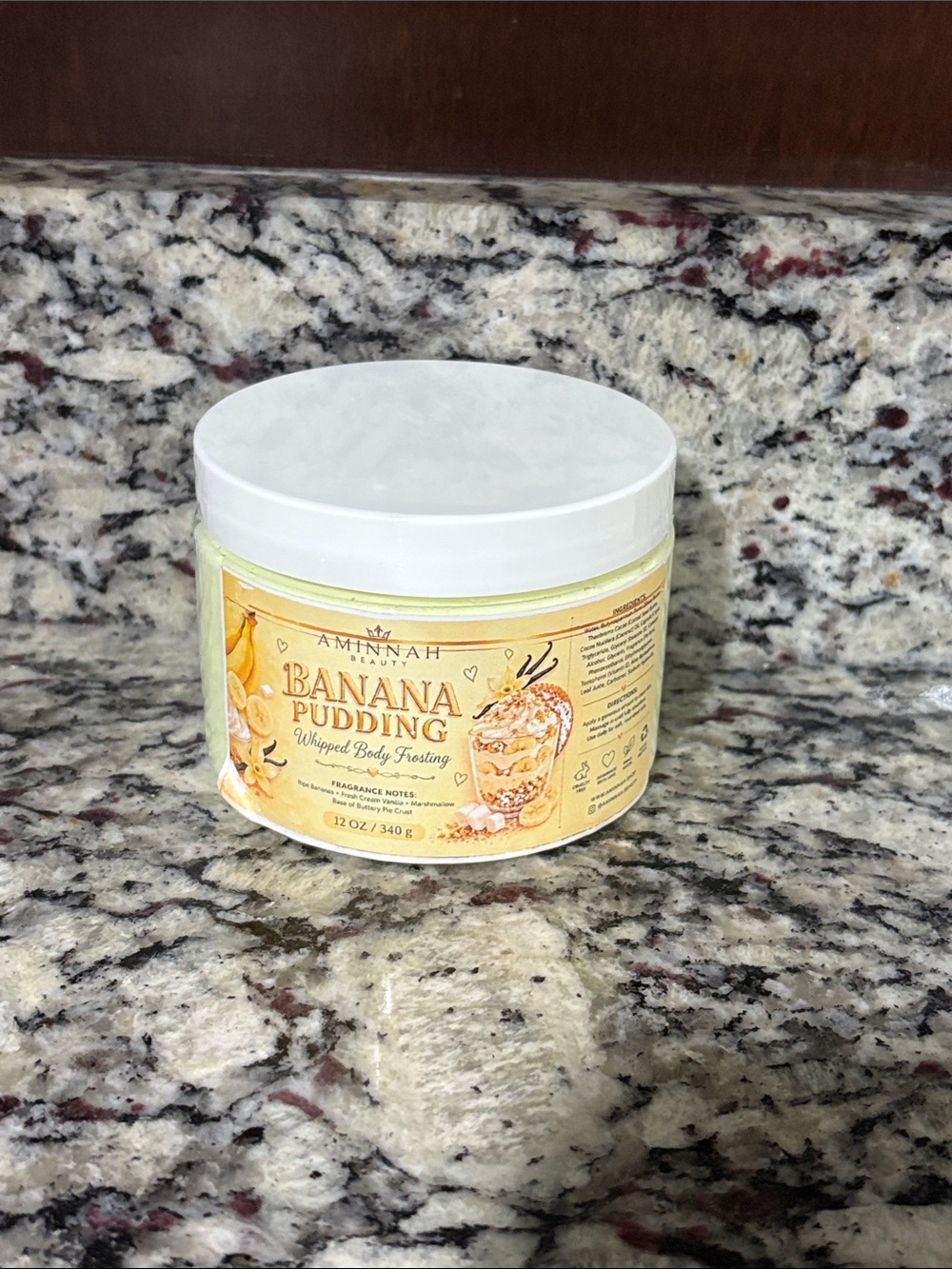 Aminnah Banana Pudding Whipped Body Frosting